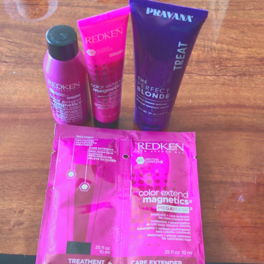 Redken and Pravana Color Treatment Hair Samples